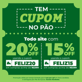 Imagem da oferta Cupons de 15% e 20% de Desconto no Pão De Açúcar