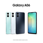 Imagem da oferta Celular Samsung Galaxy A06 128GB 4GB RAM Tela 6.7\" Câm Traseira 50+2MP Frontal 8MP - Azul Escuro