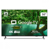 Imagem da oferta Smart TV Philips 50 4K Google TV Com Comando de Voz Preto Bivolt - - Sua melhor escolha
