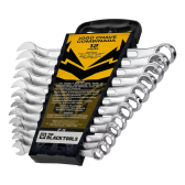 Imagem da oferta Jogo De Chave Boca E Estrela Combinada 12 Pçs Aço 6 22 Mm Cromada IF-12 The Black Tools