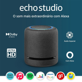 Imagem da oferta Echo Studio - Smart Speaker com áudio de alta fidelidade e Alexa