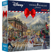 Imagem da oferta Quebra-cabeças Ceaco Thomas Kinkade Disney Holiday Candy Cane Express - 1000 peças