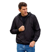 Imagem da oferta Jaqueta Corta Vento Masculina Impermeável Forrada com Bolsos