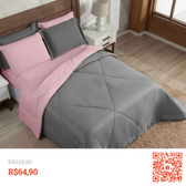 Imagem da oferta Kit Enxoval de Cama Dupla Flace Queen - 6 Peças