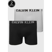 Imagem da oferta Kit 2pçs Cueca Calvin Klein Underwear Boxer Trunks Seamless Branca