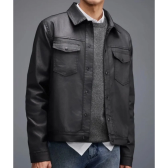 Imagem da oferta Jaqueta Reserva Trucker Black Resinado New Preto