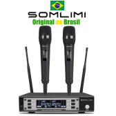 Imagem da oferta Sistema de Microfone sem Fio Profissional SOMLIMI-K2 EW135G4