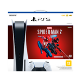 Imagem da oferta Console PlayStation 5 Standard Edition SSD 825GB + Spider-Man 2 com Controle