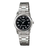Imagem da oferta Relógio Casio Masculino #MTP-V001D-1B de Aço Inoxidável