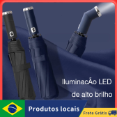 Imagem da oferta Guarda Chuva Dobrável Automático com Luz de LED