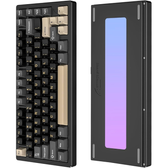 Imagem da oferta ATTACK SHARK X75 Teclado mecânico sem fio RGB para jogos CNC de alumínio 75% modo triplo-BT/2.4G/com fio junta de troc