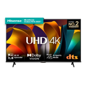 Imagem da oferta Televisão Uhd 4k A6k Smart Tv 50 Dled Preta Hisense