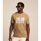 Imagem da oferta Camiseta Comfort em Algodão com Estampa Motocicleta e Estrada Tam P