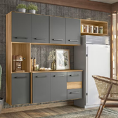 Imagem da oferta Armario Cozinha 7 Portas e 2 Gavetas Juliete