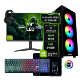 Imagem da oferta Pc Gamer Completo I5 16gb Ssd 240gb Placa Vídeo 4gb
