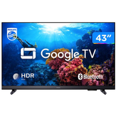 Imagem da oferta Smart TV 43" Philips Full HD DLED 43PFG691878 60Hz Google TV Quad Core Google Assistente 3 HDM