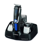 Imagem da oferta Aparador de Pelos Super Groom 10 Mondial Preto/Azul 6W Bivolt - BG-03