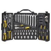 Imagem da oferta Mala de Ferramentas Stanley 110 Peças com Jogo de Chaves Fenda e Philips Modelo STMT81244