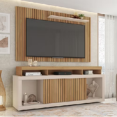 Imagem da oferta Rack Com Painel Para TV De Até 65 Polegadas Life Marrom