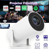 Imagem da oferta Projetor Wi-fi lançamento Portátil com Android HDMI Smart Cinema Hy300 4k HD