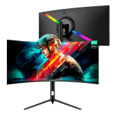 Imagem da oferta Monitor Gamer Ultrawide Curvo Safe Gamer 30'' Polegadas Wfhd 200hz 1ms Com Ajuste De Altura Hdmi Dp Va Adaptive-sync Pre