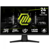 Imagem da oferta Monitor Gamer MSI MAG 244F Tela Rapid IPS 24" FHD 0.5ms 200Hz 126% sRGB FreeSync Premium HDMI/DP