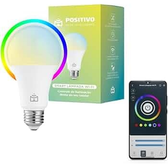 Imagem da oferta Smart Lâmpada Wi-Fi Positivo Casa Inteligente Iluminação Branca (Quente e Fria) e RGB (Até 16 Milhões de Cores) 9W