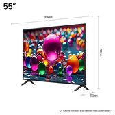 Imagem da oferta Smart TV 4K 55" LG UHD 55UA85 Processador 7 AI Ger8 4K Super Upscaling Google Cast Alexa Integrado Controle AI Smart M