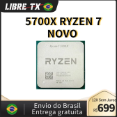 Imagem da oferta Processador AMD Ryzen 7 5700X Cache 36MB 3.4GHz (4.6GHz Max Turbo) AM4 Sem Vídeo