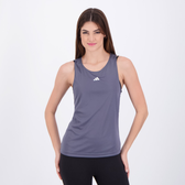 Imagem da oferta Regata Adidas All Gym Treino Basic Feminina Cinza