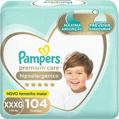 Imagem da oferta Fralda Pampers Premium Care Xxxg 104 Und