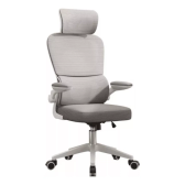 Imagem da oferta Cadeira Escritório Ergonômica G500 Luvinco Cor Cinza Com Suporte Lombar estofado mesh