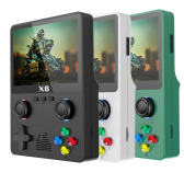 Imagem da oferta Console Portátil Retrô X6 Joystick Duplo Tela IPS 3.5"