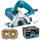 Imagem da oferta Serra Mármore 4.3/8 POL 1.300W + 2 Discos 4100NH3ZX2 MAKITA