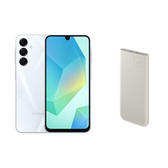 Imagem da oferta Celular Samsung A16 5G 256GB - Cinza + Bateria Carregador Portátil 2x USB-C 10000mAh Super Rápida 25W - Bege