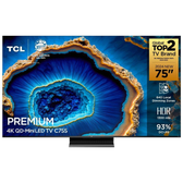 Imagem da oferta Smart TV TCL 75" QLED 4K Mini LED com Processador AIPQ Google TV HDR10+ Wi-Fi Dual Band - 75C755