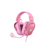 Imagem da oferta Headset Fone de Ouvido Havit HV-H2002d Pink Gamer com Microfone Falante 53mm Plug 3 5mm: compatível com XBOX ONE e PS4