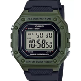 Imagem da oferta Relógio Casio Masculino Digital Illuminator W-218h-3avdf Correia Preta