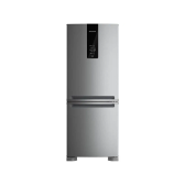 Imagem da oferta Geladeira Brastemp Frost Free Inverse com Painel Digital Turbo Freezer e Ice Inox 447L - BRE57FK