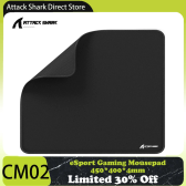 Imagem da oferta Mousepad grande para jogos Attack Shark eSport superfície lisa texturizada base de borracha antiderrapante costura d