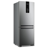 Imagem da oferta Geladeira Frost Free Brastemp Inverse 447 litros Inox - BRE57FK 110v