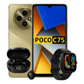 Imagem da oferta Xiaomi Poco C75 256gb/8 Global Capinha+pelicula+fone+relogio