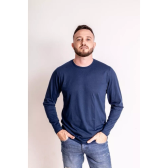 Imagem da oferta Kit 3 Camiseta Manga Longa Masculina Slim Algodão 30.1 Zaroc