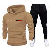 Imagem da oferta Conjunto Moletom Paris Blusa E Calça Flanelado Abrigo Preto