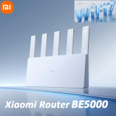 Imagem da oferta Xiaomi Roteador Be5000 Wifi 7 5011mbps 2.4G/2.5ghz Porta de Rede 512mb Memória Dupla