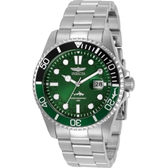 Imagem da oferta INVICTA Pro Diver Men 43 mm aço inoxidável verde mostrador PC32 quartzo Mergulhador