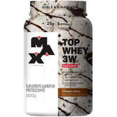 Imagem da oferta Max Titanium Top Whey 3W (900G) - Sabor Mais Sabor - Cookies & Cream