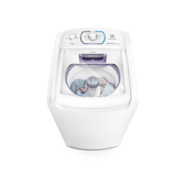 Imagem da oferta Máquina de Lavar Electrolux 11kg Branca Essential Care com Easy Clean e Filtro Fiapos (LES11)