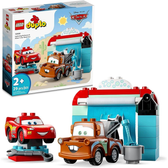 Imagem da oferta LEGO Duplo Carros da Disney Diversão no Lava-Jato com Relâmpago Mcqueen e Mate 29 Peças - 10996