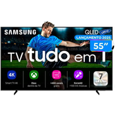 Imagem da oferta Smart TV 55" Samsung 4K QLED Ultra QN55Q7FAAGXZD Tizen Q4 AI 3 HDMI